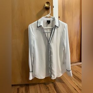 Worthington Black and White Blouse